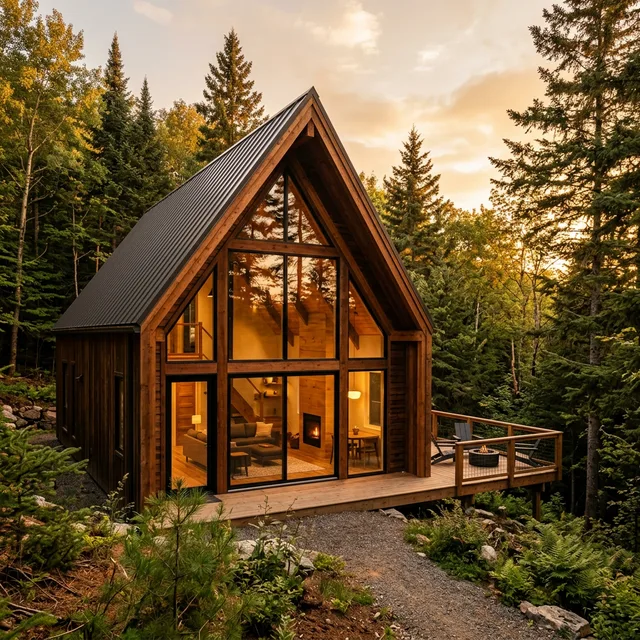 Forest cabin